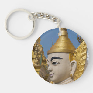 Porte-clés Profil de statue de Bouddha