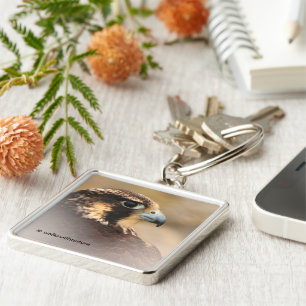 Porte-clés Profil d'un faucon pèlerin