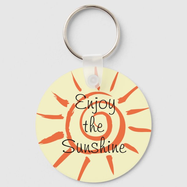 Porte-clés Profitez du Porte - clé Sunshine Button (Recto)