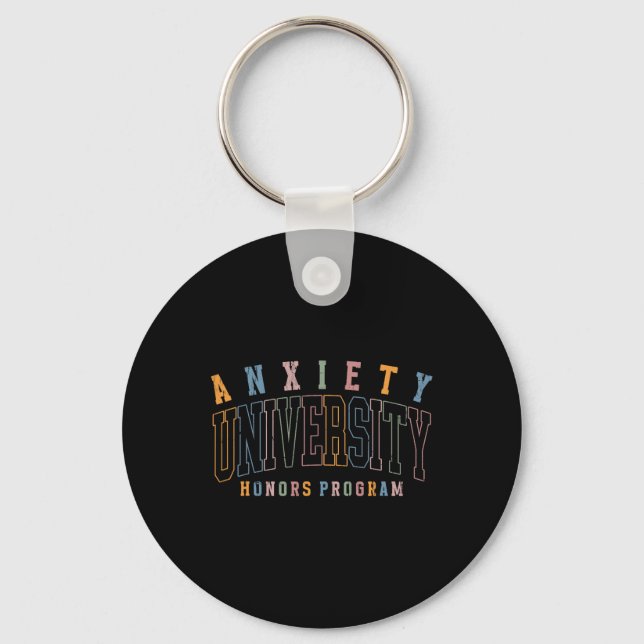 Porte-clés Programme d'honneurs de l'anxiété à l'université,  (Recto)