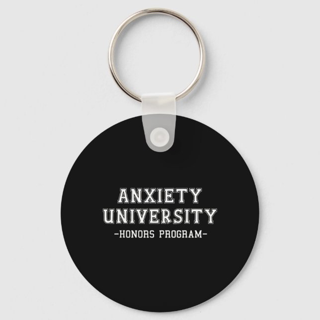 Porte-clés Programme d'honneurs universitaires d'anxiété (Recto)