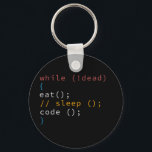 Porte-clés Programme Eat Code Sleep<br><div class="desc">Programme Eat Code Sleep</div>