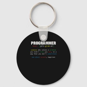 Porte-clés Programmer Définition Coder Programmation Coding G