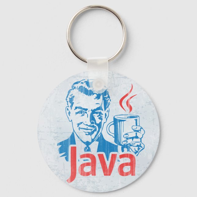 Porte-clés Programmeur Java (Recto)