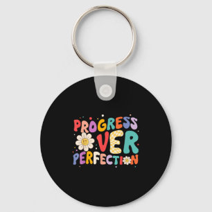 Porte-clés Progrès Motivationnel sur la perfection Enseignant