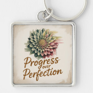 Porte-clés Progrès plutôt que Perfection