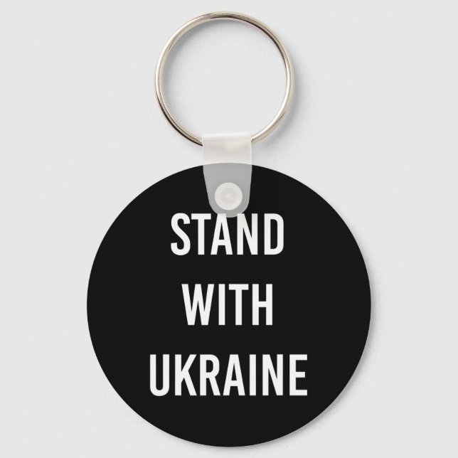 Porte-clés Projet Stand With Ukraine Ukraine Maintenant  (Recto)