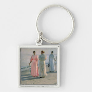 Porte-clés Promenade sur la plage
