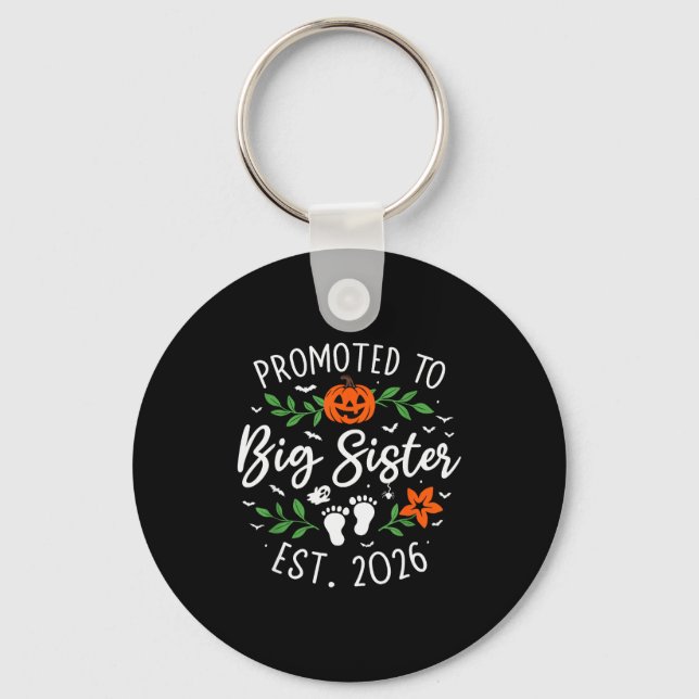 Porte-clés Promoted To Big Sister 2026 Pregnancy Announcement (Recto)