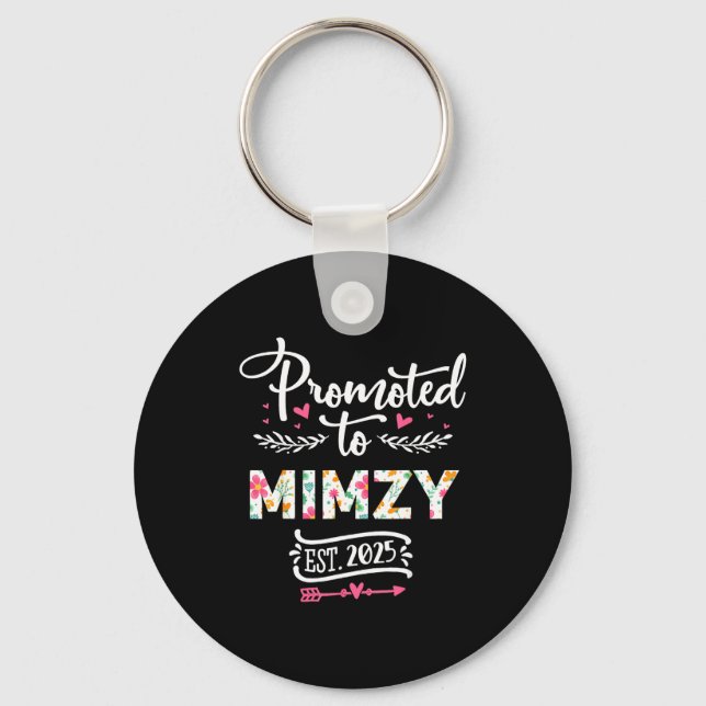 Porte-clés Promoted To Mimzy 2025 Cute Pregnancy Announcement (Recto)