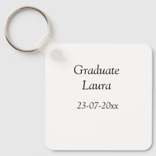 Porte-clés Promotion de 20xx Félicitations ajoutez nom date