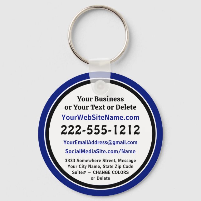 Porte-clés Promotional Keychain with LOGO, QR CODE or PHOTO   (Recto)