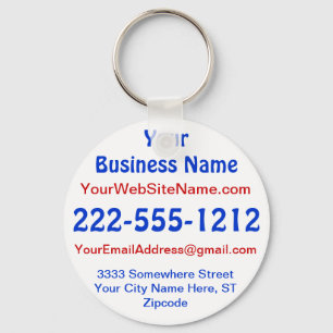 Porte-clés Promotional Keychains No Minimum, Small Business