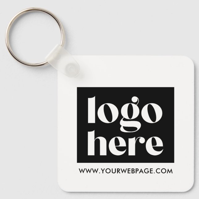 Porte-clés promotionnel avec code QR et logo perso (Recto)