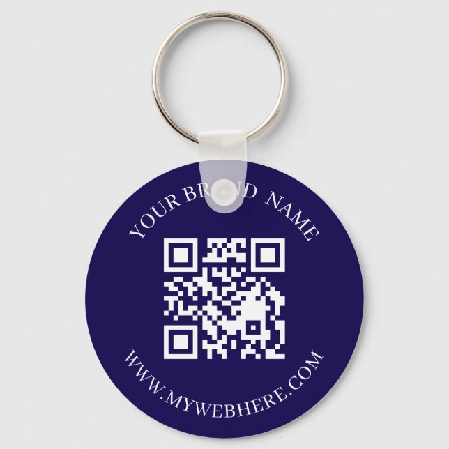 Porte-clés promotionnels avec code QR personnalisé (Recto)