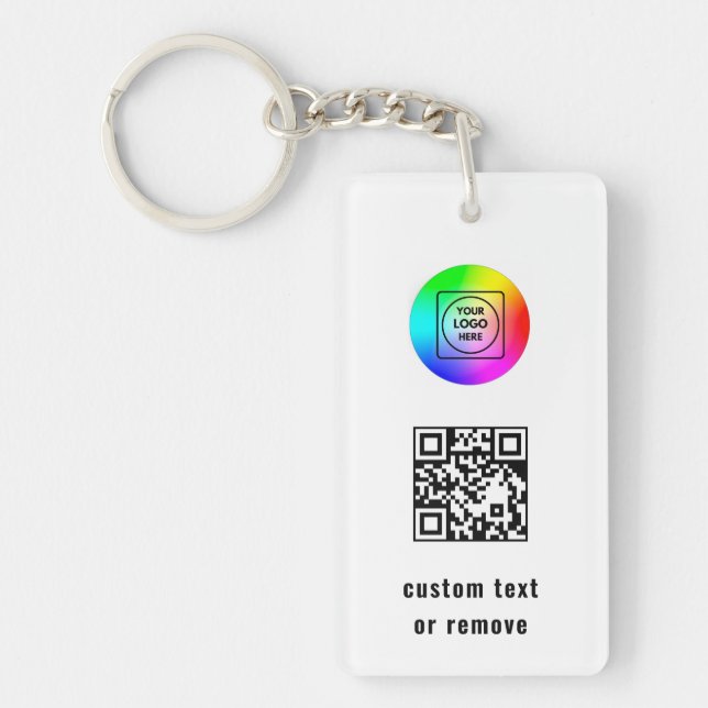 Porte-clés promotionnels avec logo d'entreprise et (Devant)