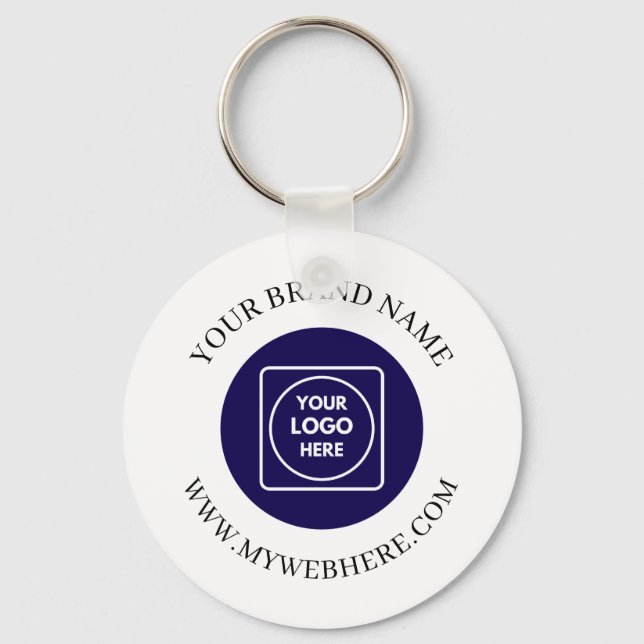 Porte-clés promotionnels avec logo d'entreprise si (Recto)