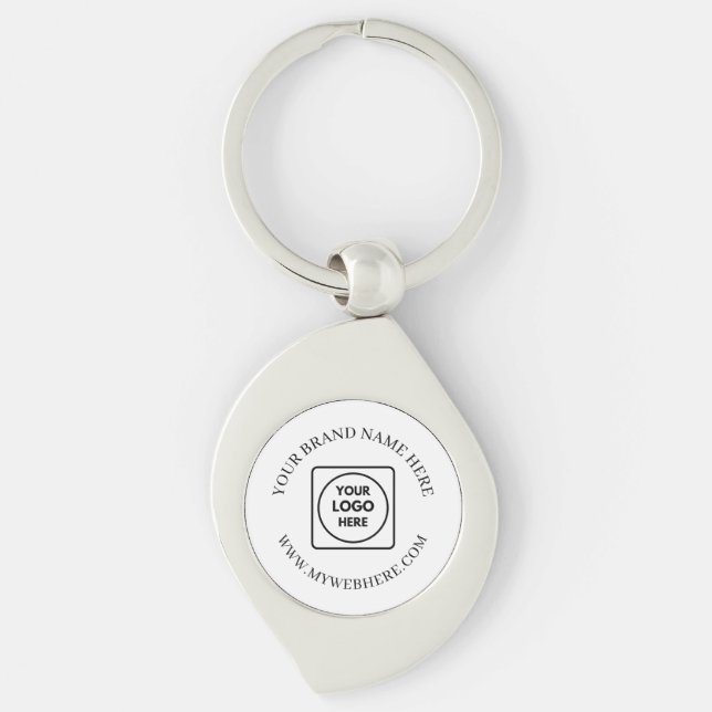Porte-clés promotionnels d'entreprise avec logo pe (Devant)