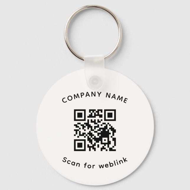 Porte-clés promotionnels QR Code pour Entreprises  (Recto)