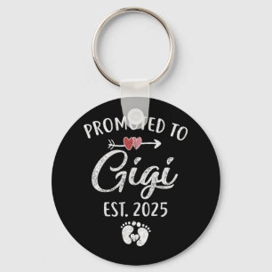 Porte-clés Promu À Gigi Est 2025 Mères De Première Fois Drôle