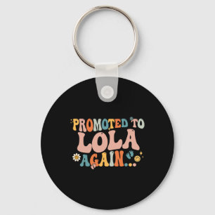 Porte-clés Promu À Lola Fête des pères de nouveau