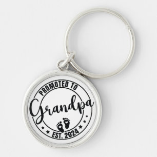 Porte-clés Promu Grand-père , Annonce de la révélation de gro