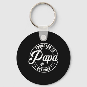 Porte-clés Promu Papa Est 2026 Nouveau Papa 2026 Bientôt Papa
