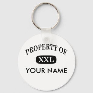 Porte-clés Property of XXL Your Name