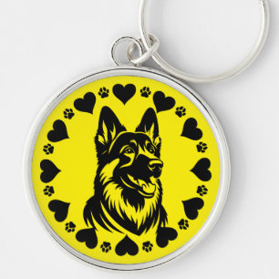 Porte-clés Propriétaire allemand du chien berger