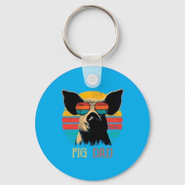 Porte-clés Propriétaire d'animaux de compagnie drôle de cocho (Recto)