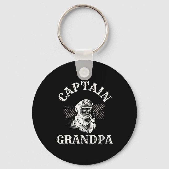 Porte-clés Propriétaire de bateau de plaisance capitaine gran (Recto)
