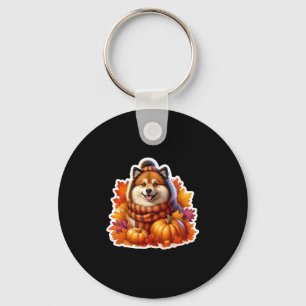 Porte-clés Propriétaire de chien finnois Lapphund d'automne A