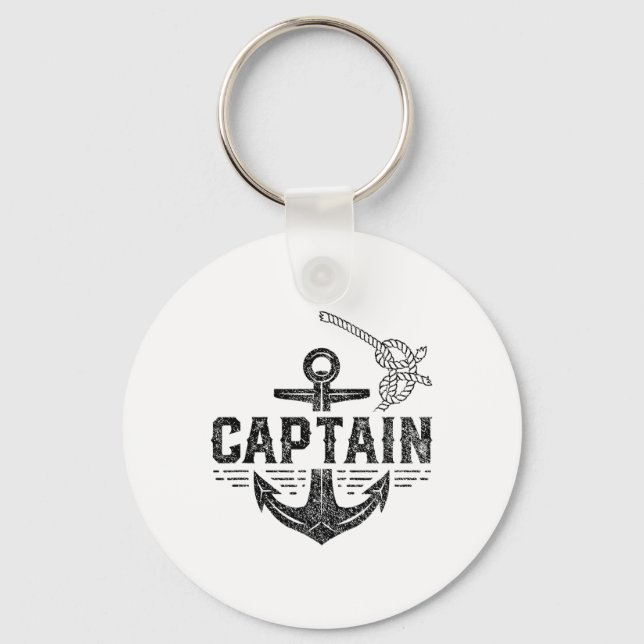 Porte-clés Propriétaire du bateau capitaine skipper amant  (Recto)