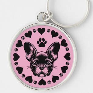 Porte-clés Propriétaire Français de Chien à Chien à Chien