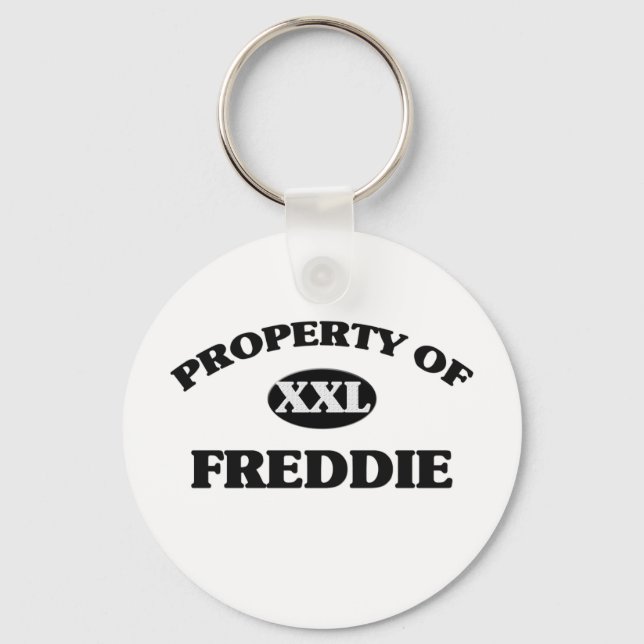 Porte-clés Propriété de FREDDIE (Recto)