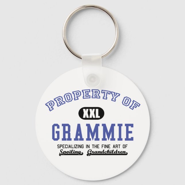 Porte-clés Propriété de Grammie (Recto)