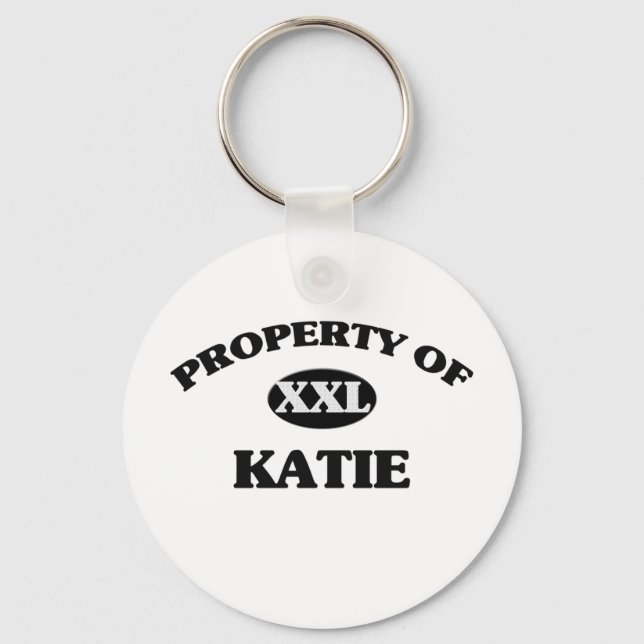Porte-clés Propriété de KATIE (Recto)