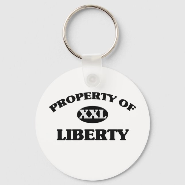 Porte-clés Propriété de LIBERTY (Recto)