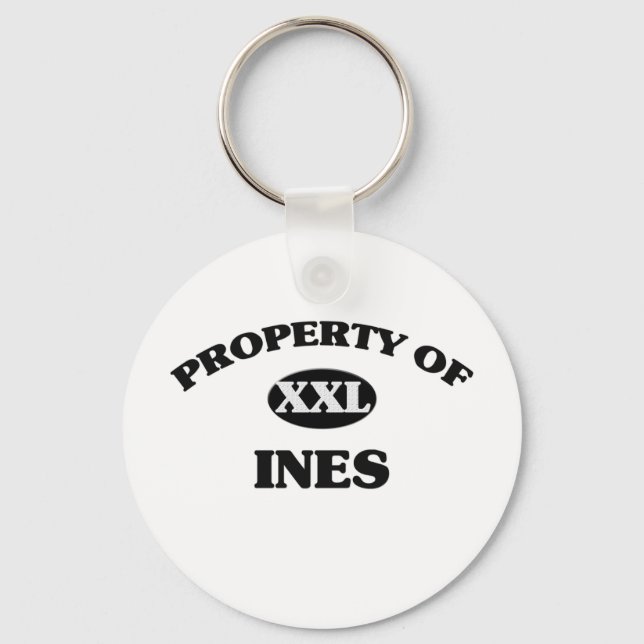 Porte-clés Propriété de l'INES (Recto)