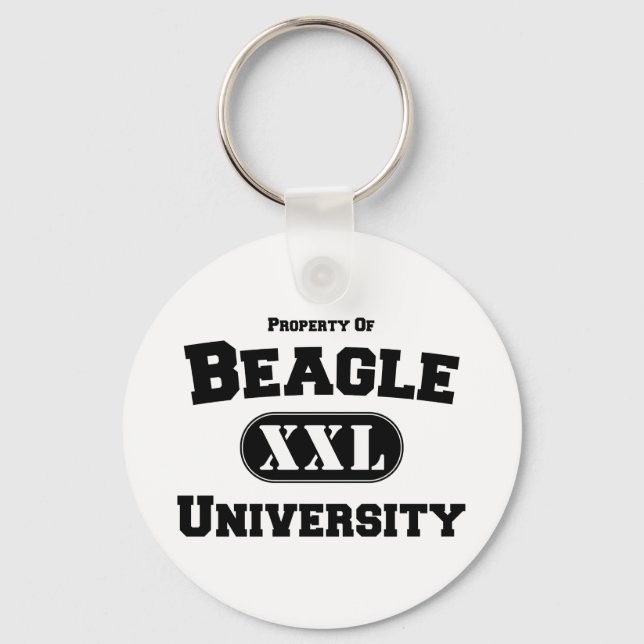 Porte-clés Propriété de l'Université Beagle (Recto)