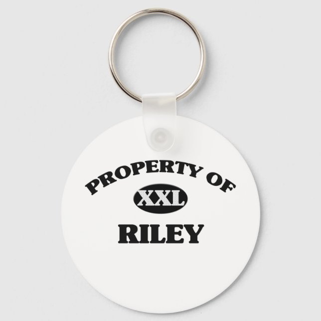 Porte-clés Propriété de RILEY (Recto)