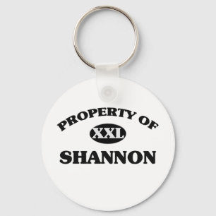Porte-clés Propriété de SHANNON