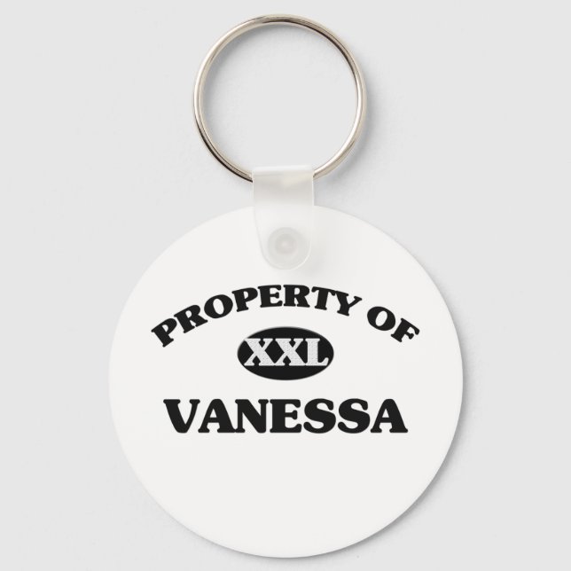 Porte-clés Propriété de VANESSA (Recto)