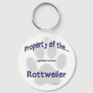 Porte-clés Propriété du Porte - clé Rotten Rottweiler usagé