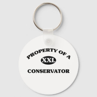 Porte-clés Propriété d'un CONSERVATEUR
