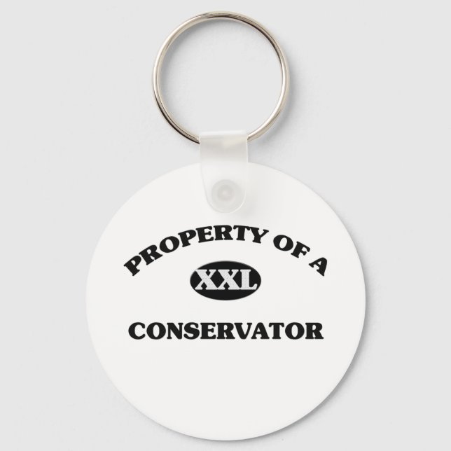 Porte-clés Propriété d'un CONSERVATEUR (Recto)