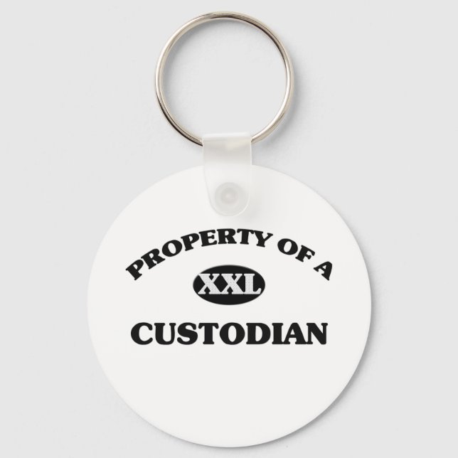 Porte-clés Propriété d'un CUSTODIEN (Recto)