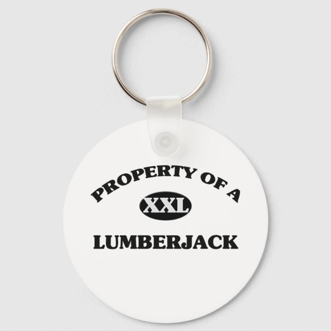 Porte-clés Propriété d'un LUMBERJACK (Recto)