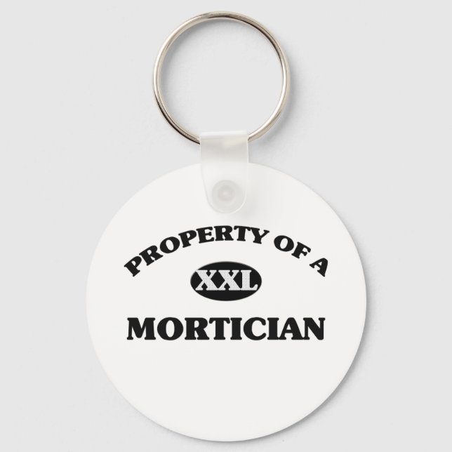Porte-clés Propriété d'un MORTICIEN (Recto)