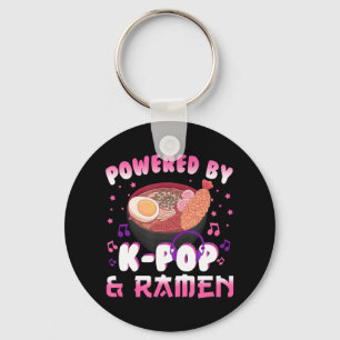Porte-clés Propulsé par Kpop et Ramen Kpop Kawaii Anime Gift 